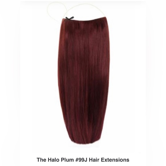 Authentic Halo Luxury Hair Extensions item 109 20” Plum 99J FREE SHIPPING! - Picture 1 of 6